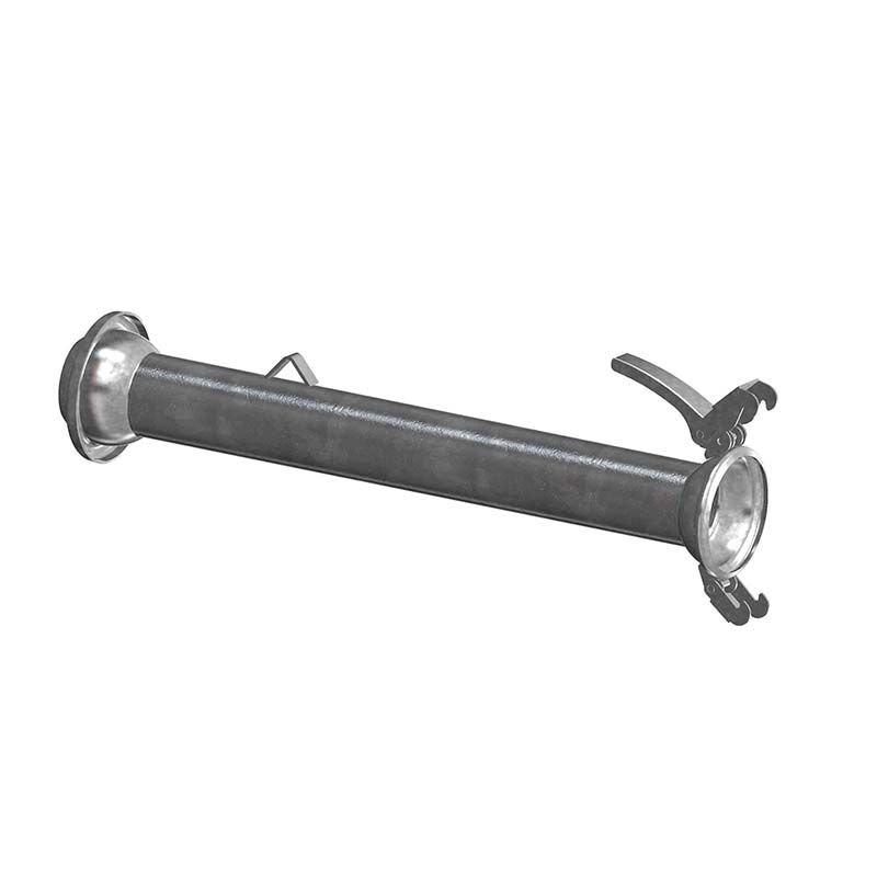 Galvanized pipe with couplings