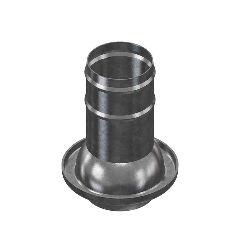 Galvanized male coupling with hose tail