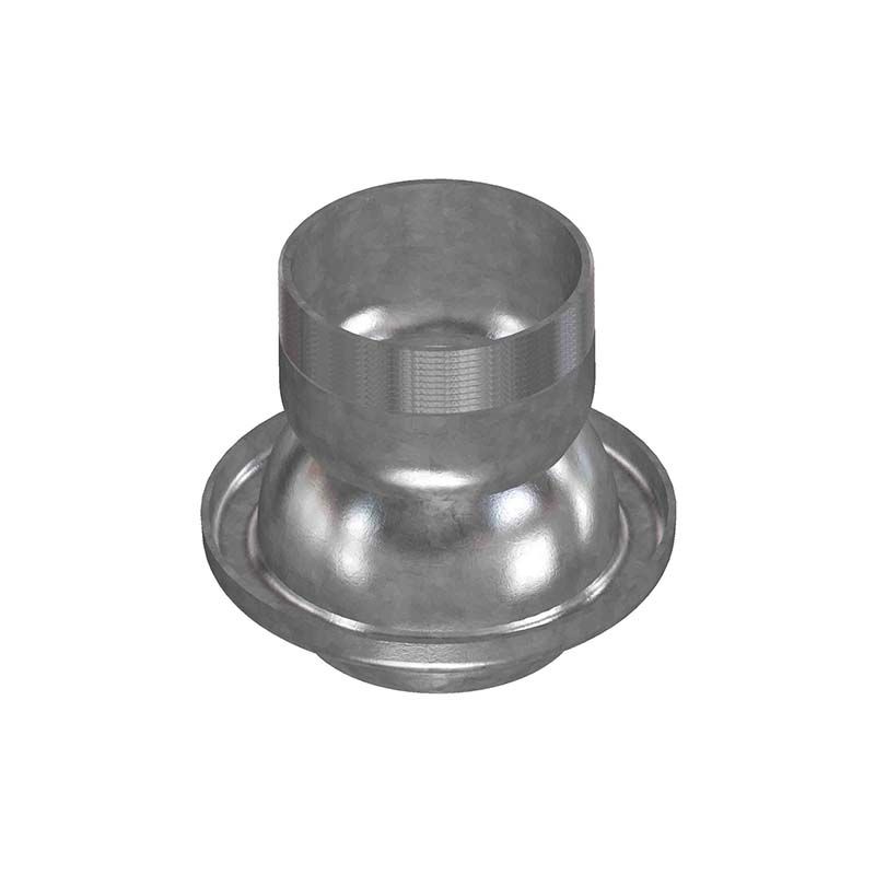 Galvanized male coupling with male thread