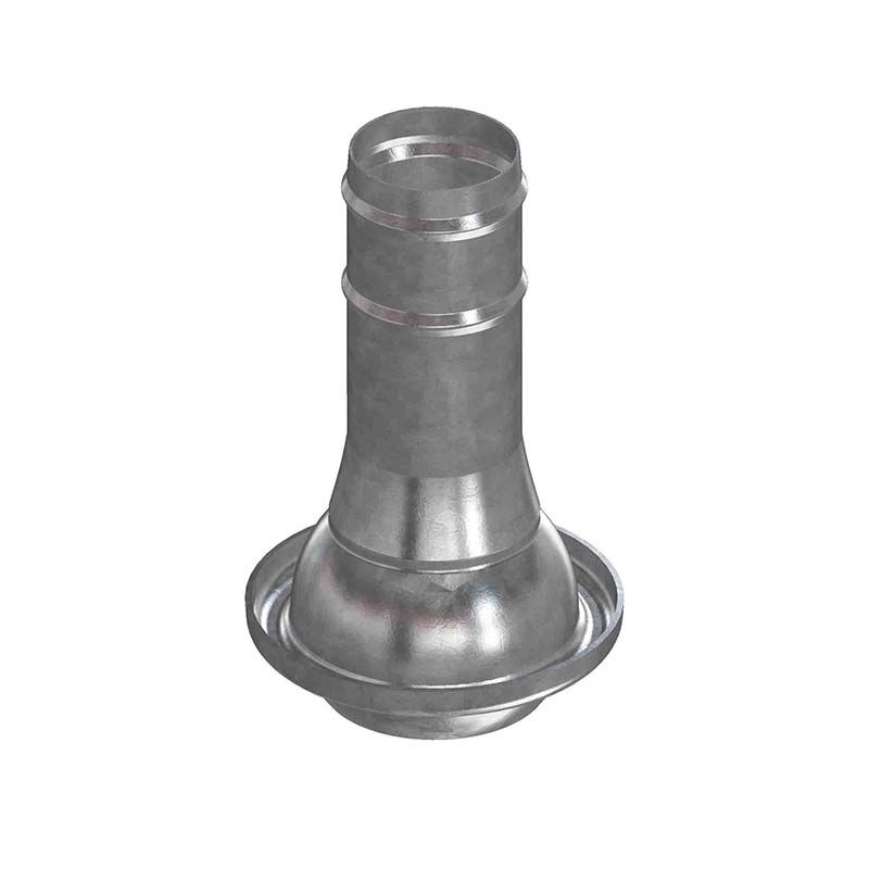 Galvanized male coupling with reduced hose tail