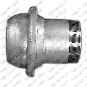 Galvanized male coupling with male thread  80x3"