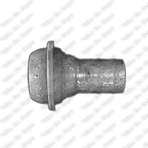 Galvanized male coupling with reduced hose tail 100x80