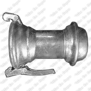 Galvanized reducing adapter with female/male couplings 150x120