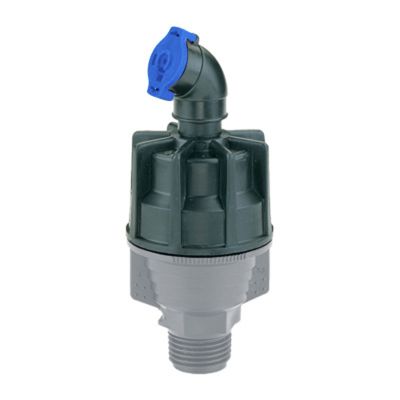 Sprinkler SUPER 10, with regulator, blue nozzle, 360l/h (1/2
