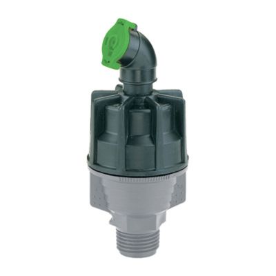 Sprinkler SUPER 10, with regulator, green nozzle, 550l/h (1/2