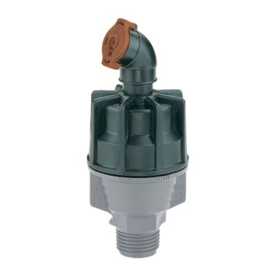 Sprinkler SUPER 10, with regulator, brown nozzle, 320l/h (1/2" male)