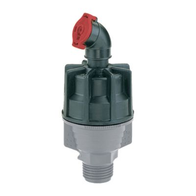 Sprinkler SUPER 10, with regulator, red nozzle, 670l/h (1/2" male)
