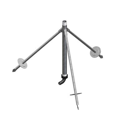 Sprinkler tripod galvanized adjustable height 11/4