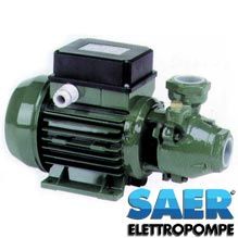 Electric pump SAER KF1 peripheral (Qmax= 2,4 m3/h; Hmax=40 m)